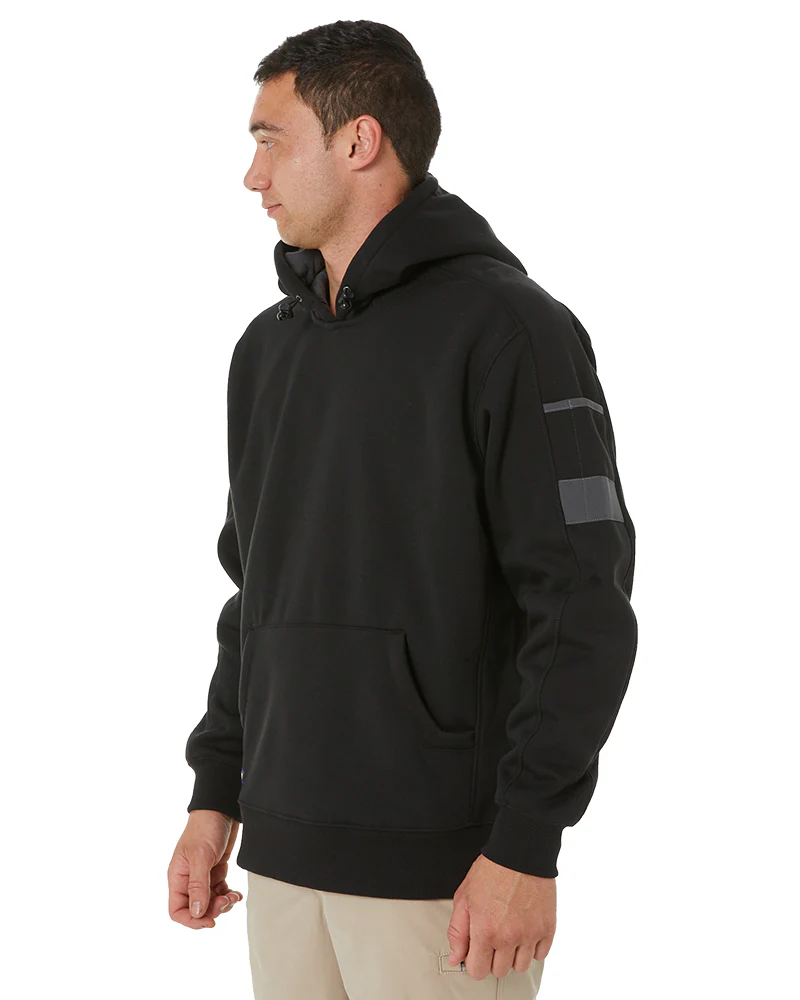 Work Fleece Hoodie - Black - Image 3