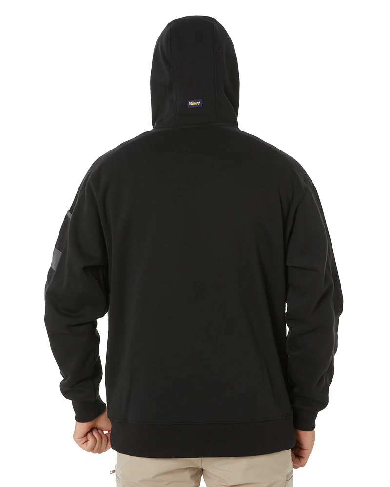 Work Fleece Hoodie - Black - Image 4