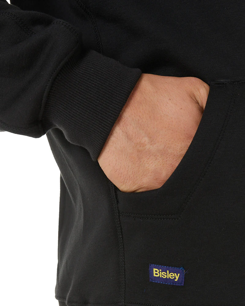 Work Fleece Hoodie - Black - Image 7