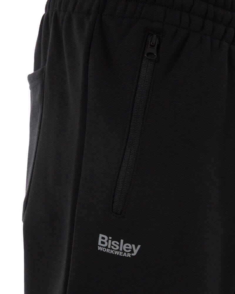 Work Fleece Track Pants - Black - Image 7