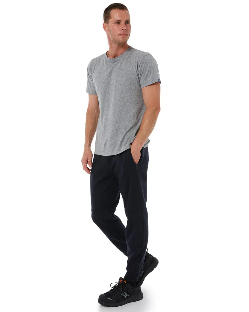 Work Fleece Track Pants - Navy - Image 2