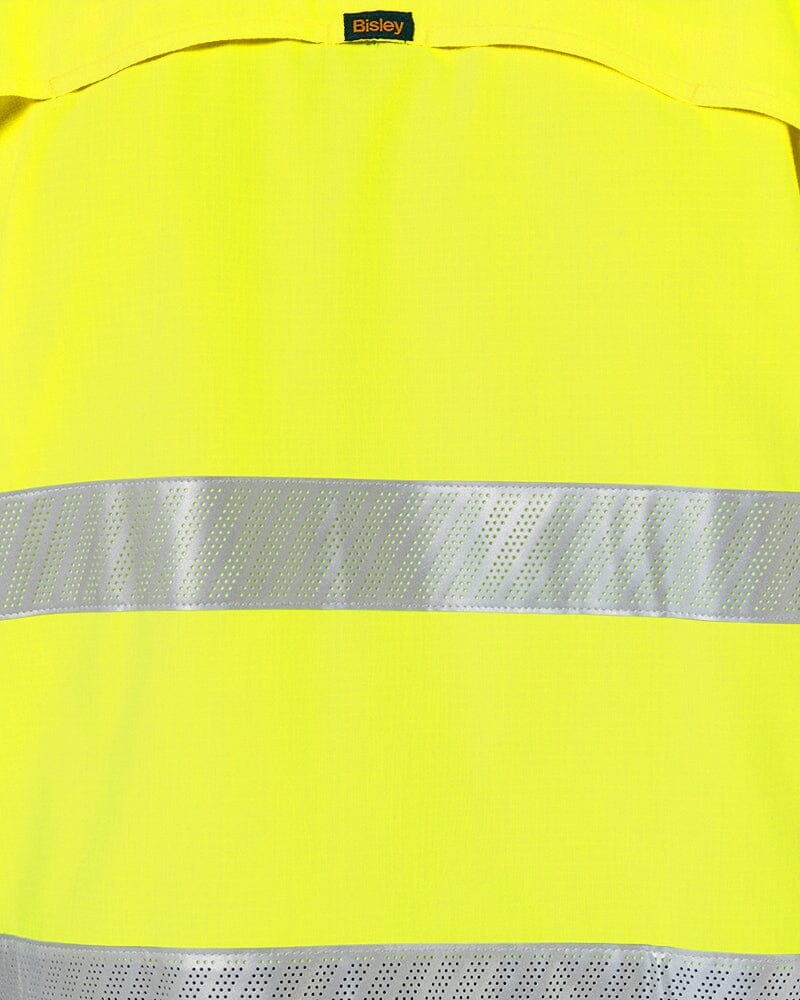 X Airflow Hi Vis Taped Stretch Ripstop Shirt  - Yellow/Navy - Image 5