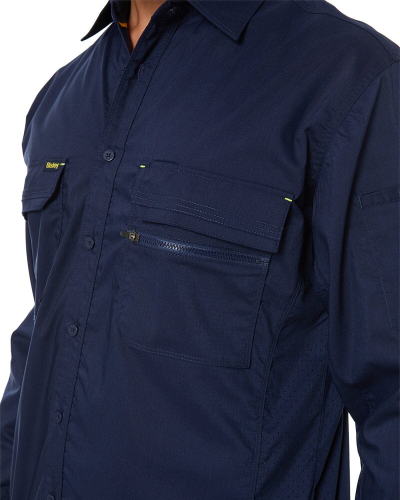 X Airflow Stretch Ripstop Shirt - Navy - Image 7
