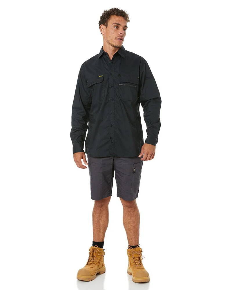 X Airflow Stretch Ripstop Vented Cargo Short - Charcoal - Image 2