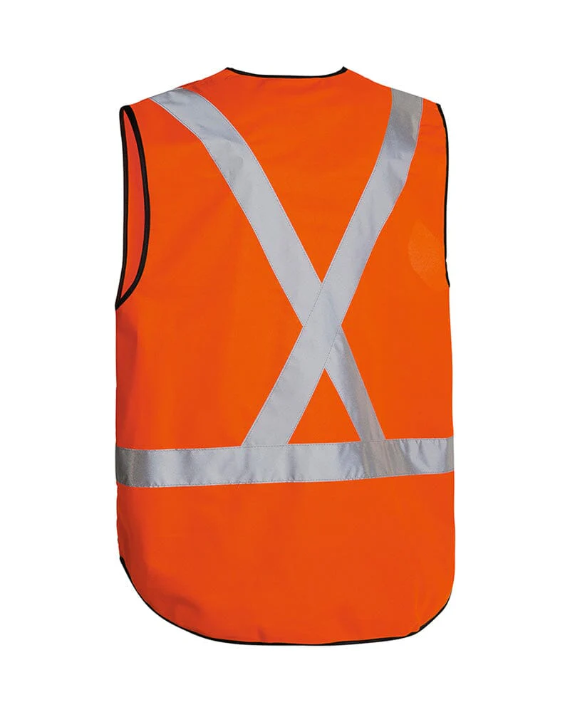 X Taped Hi Vis Vest - Orange - Image 2