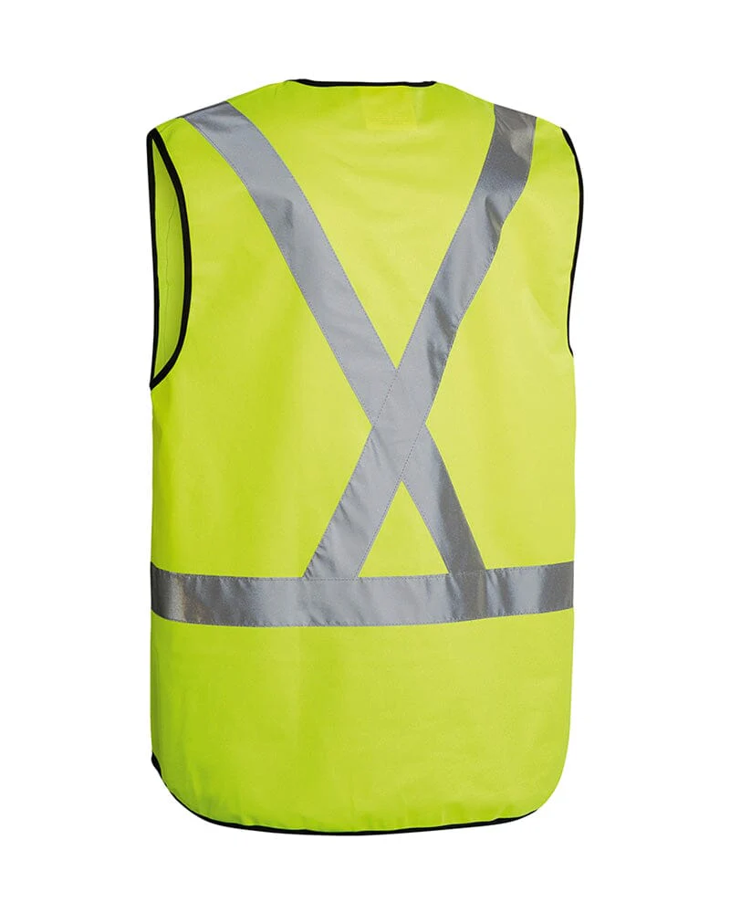 X Taped Hi Vis Vest - Yellow - Image 2