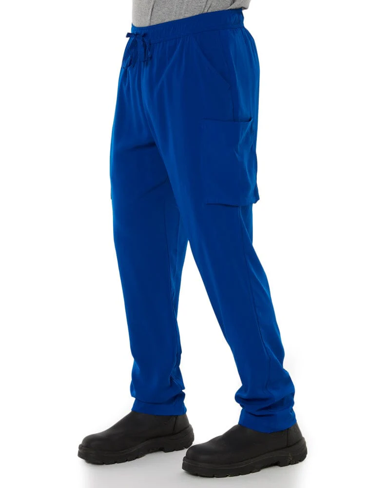Avery Straight Leg Scrub Pant - Electric Blue - Image 3