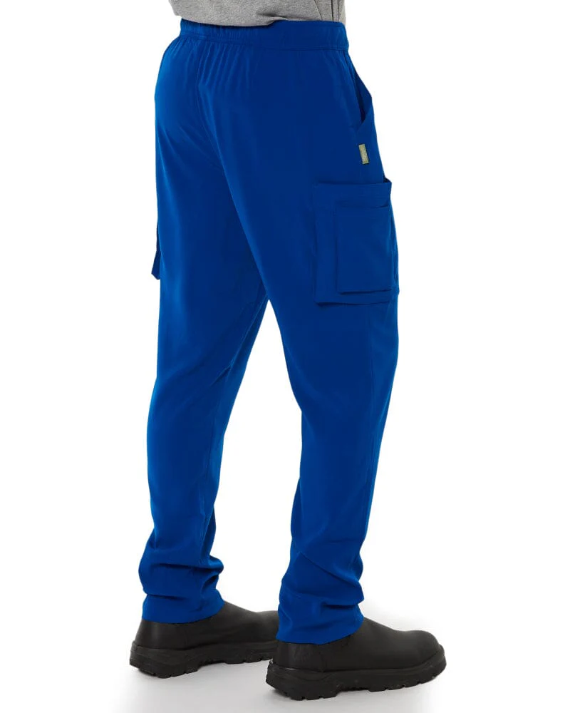 Avery Straight Leg Scrub Pant - Electric Blue - Image 5