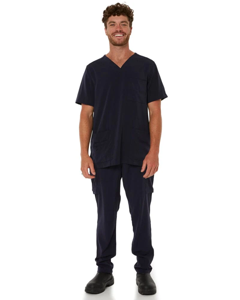 Avery Straight Leg Scrub Pant - Midnight Navy - Image 2