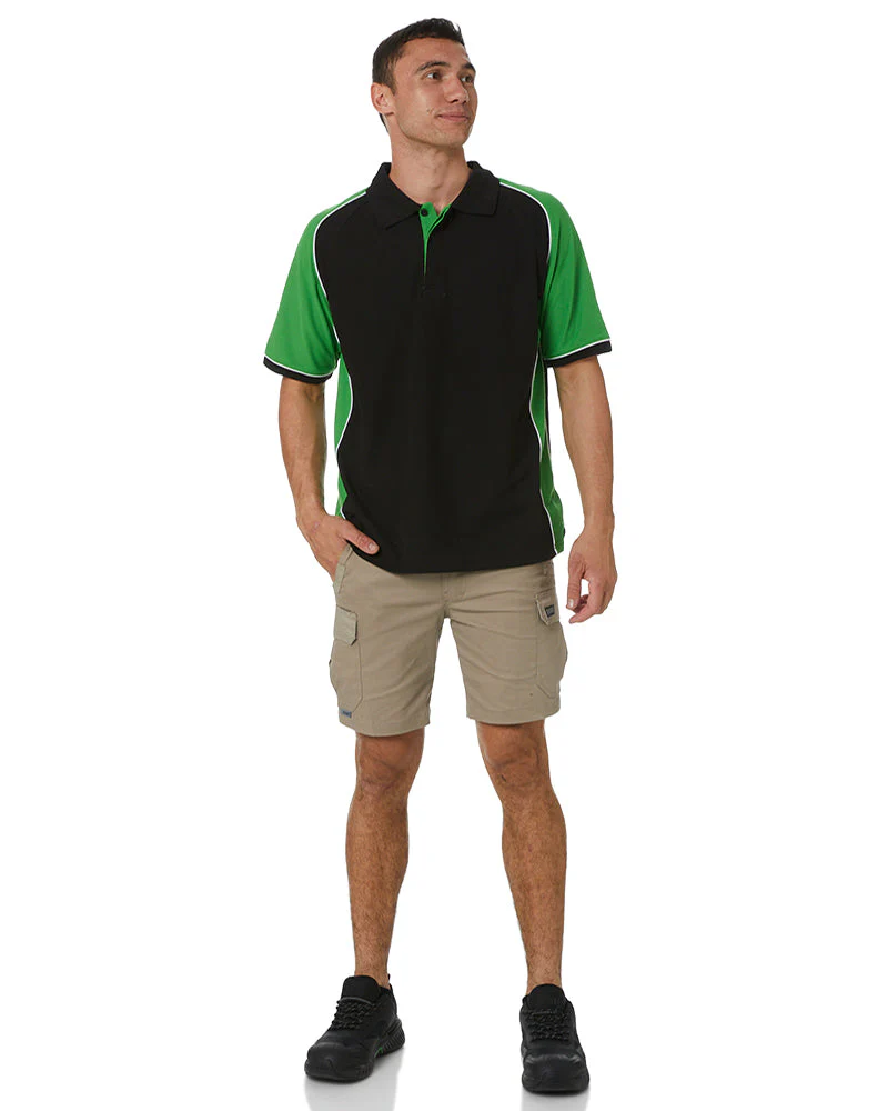 Nitro Polo - Black/Green/White - Image 2