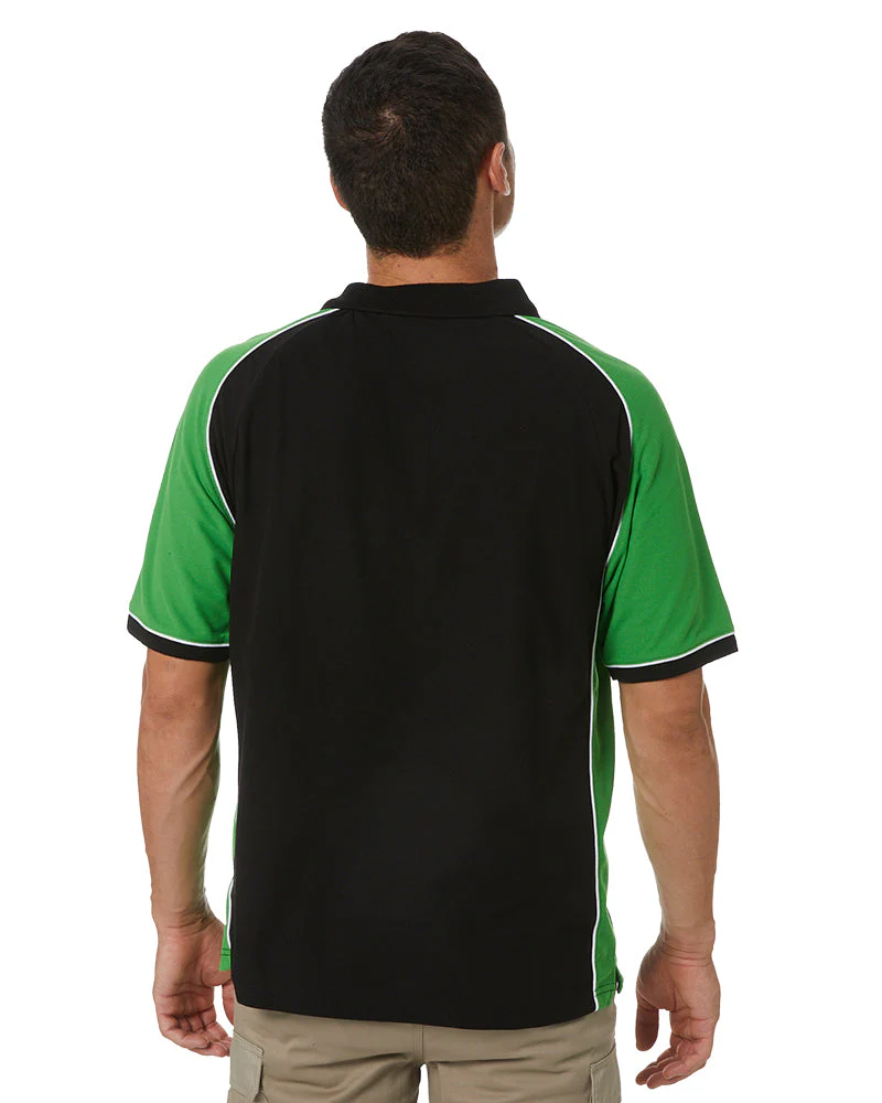 Nitro Polo - Black/Green/White - Image 4