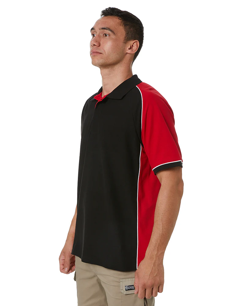 Nitro Polo - Black/Red/White - Image 3