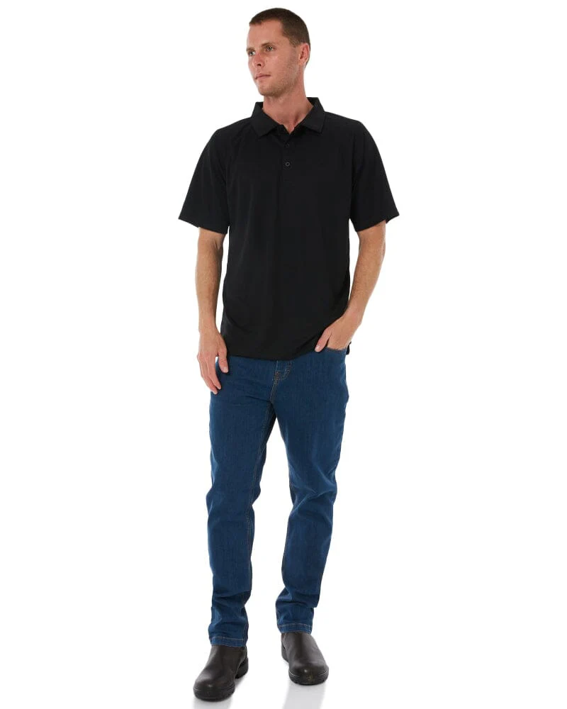 Sprint Biz Cool Polo - Black - Image 2