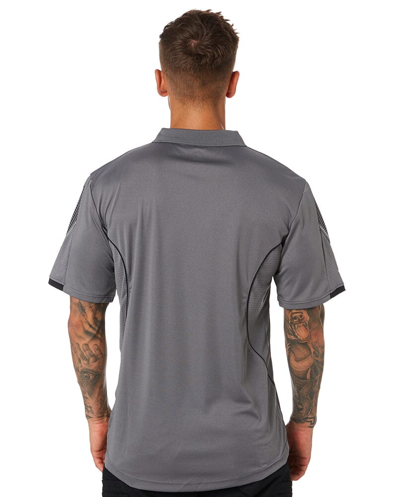 Tradies Razor Polo Value Pack - Ash/Black - Image 3
