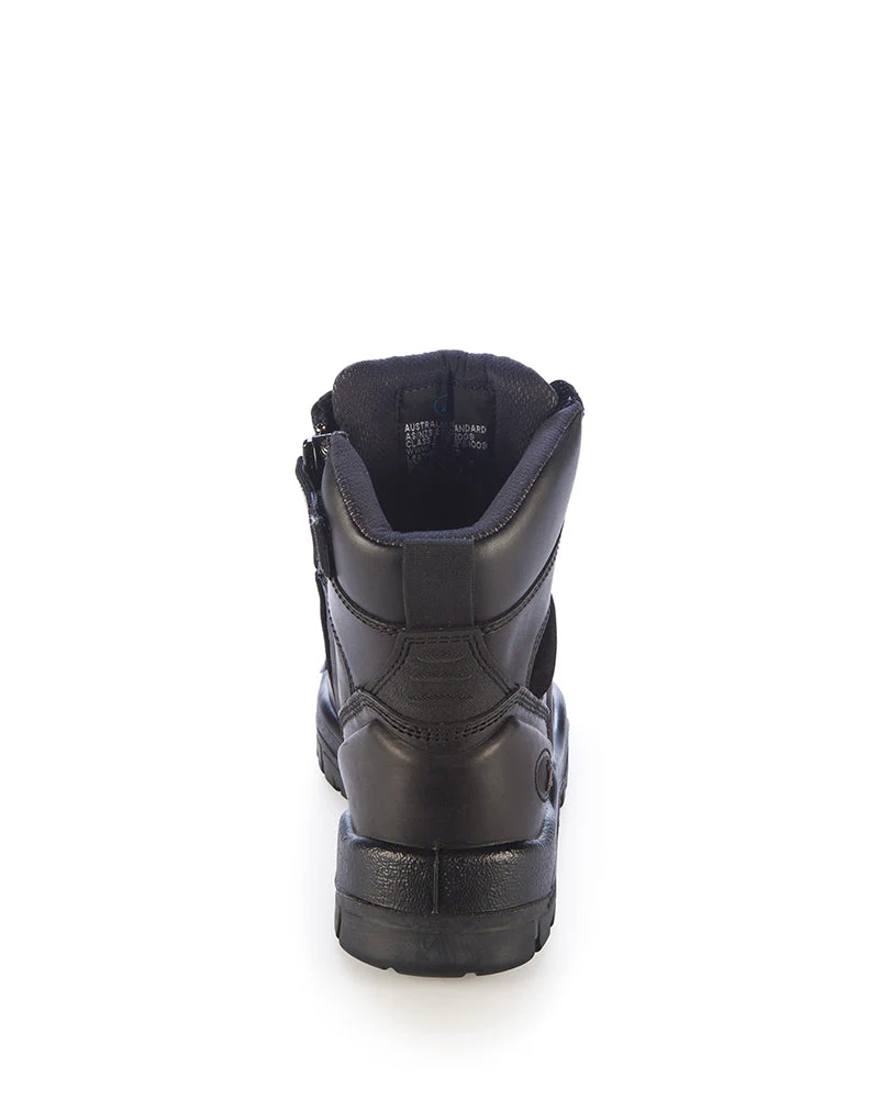 561 High Leg Zipsider boot with scuff cap - Black - Image 3