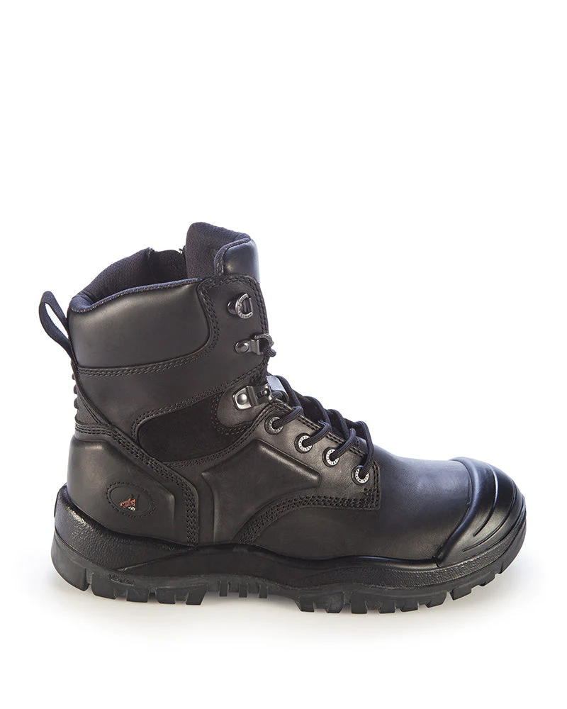 561 High Leg Zipsider boot with scuff cap - Black - Image 4