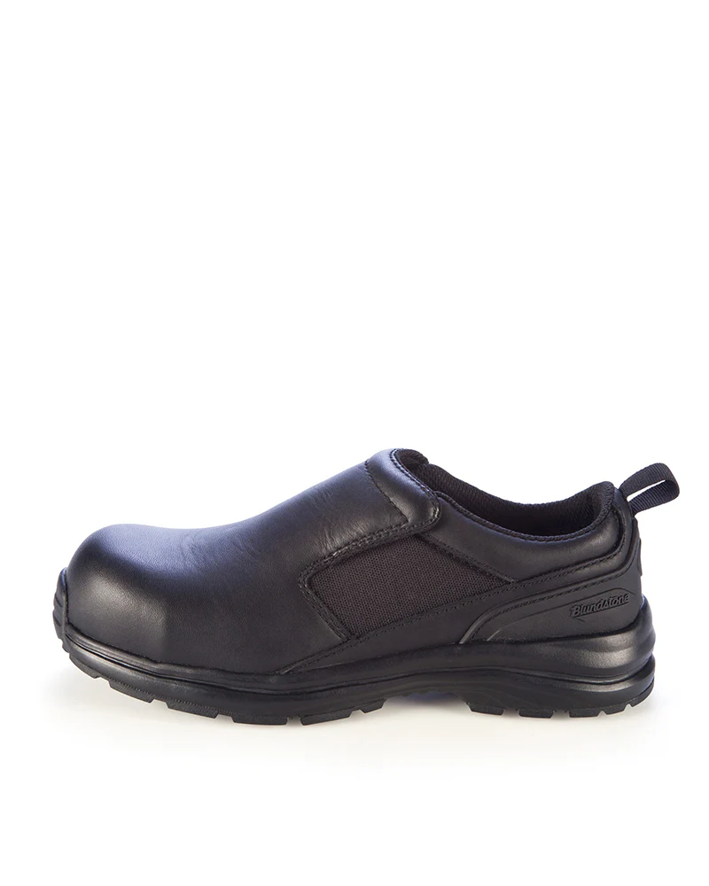 886 Womens Slip On Safety Shoe - Black - Image 2