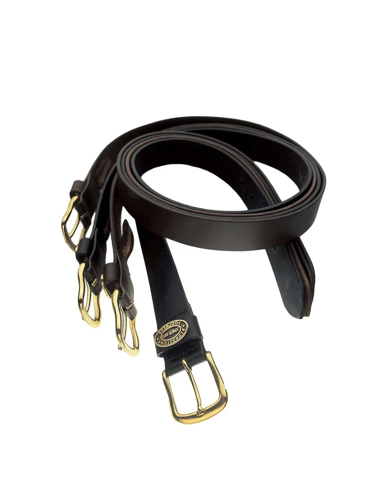 Brown Leather Belt - Brown