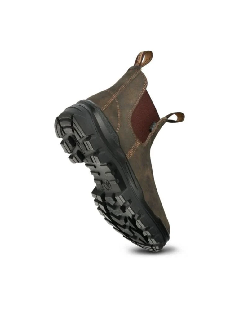 RotoFlex 8002 Elastic Side Safety Boot - Rustic Brown - Image 4