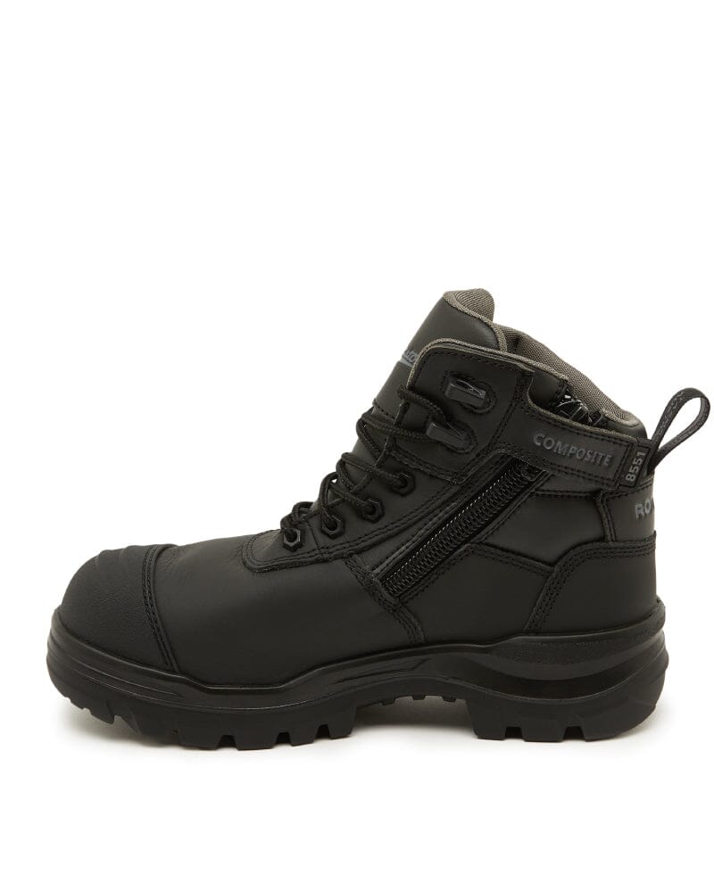 Rotoflex 8551 Zip Sided Safety Boot - Black - Image 2