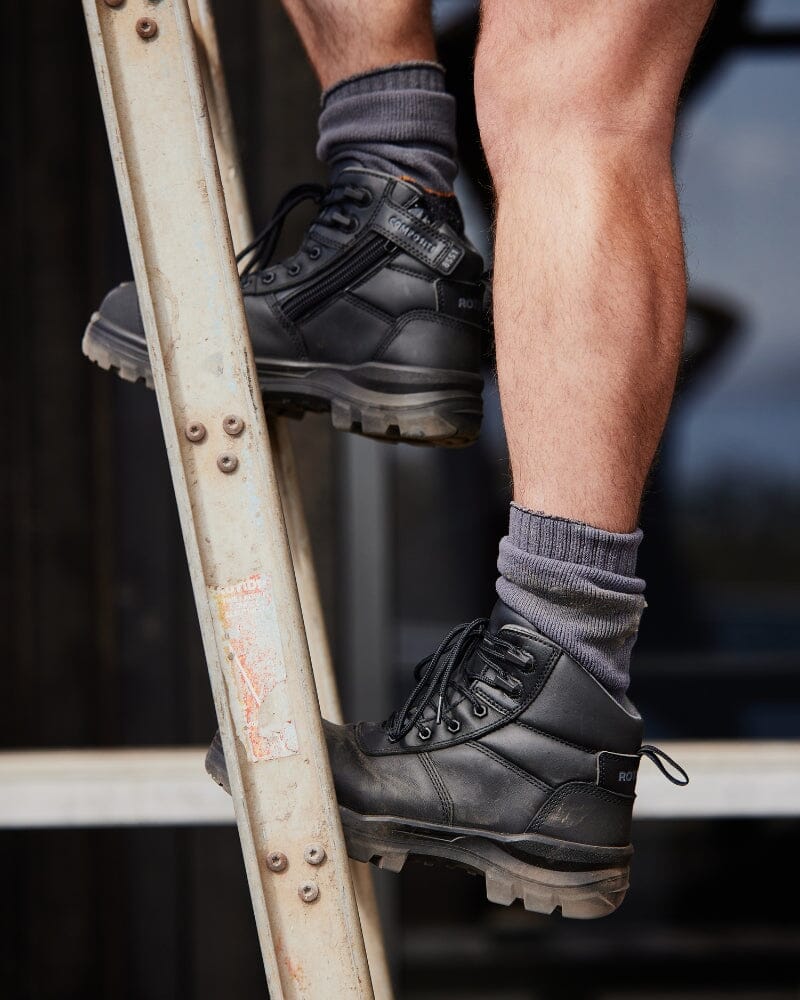 Rotoflex 8551 Zip Sided Safety Boot - Black - Image 7