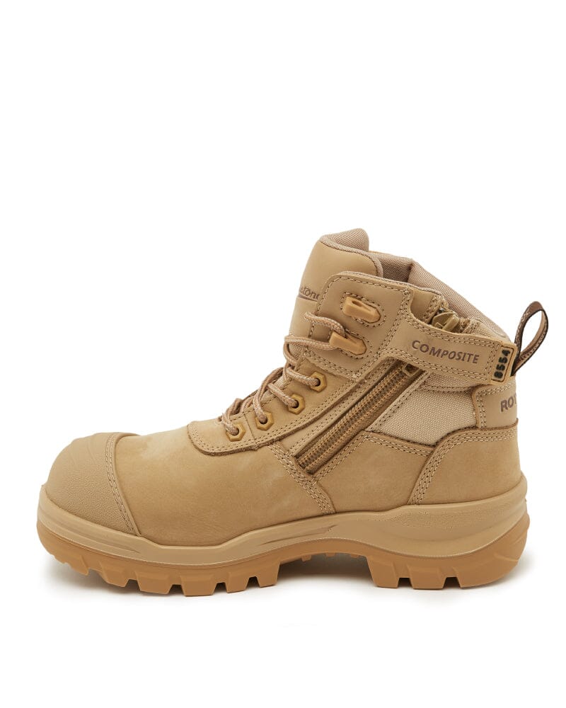 Rotoflex 8554 Zip Side Safety Boot - Sand - Image 2