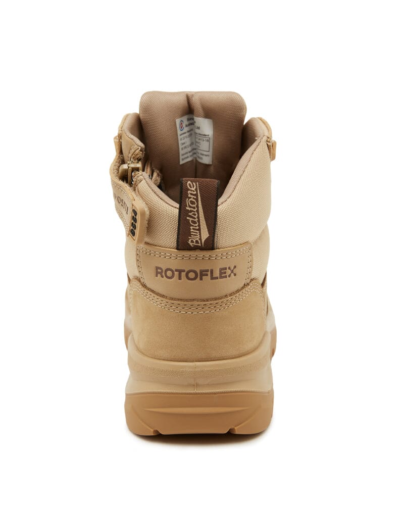 Rotoflex 8554 Zip Side Safety Boot - Sand - Image 3