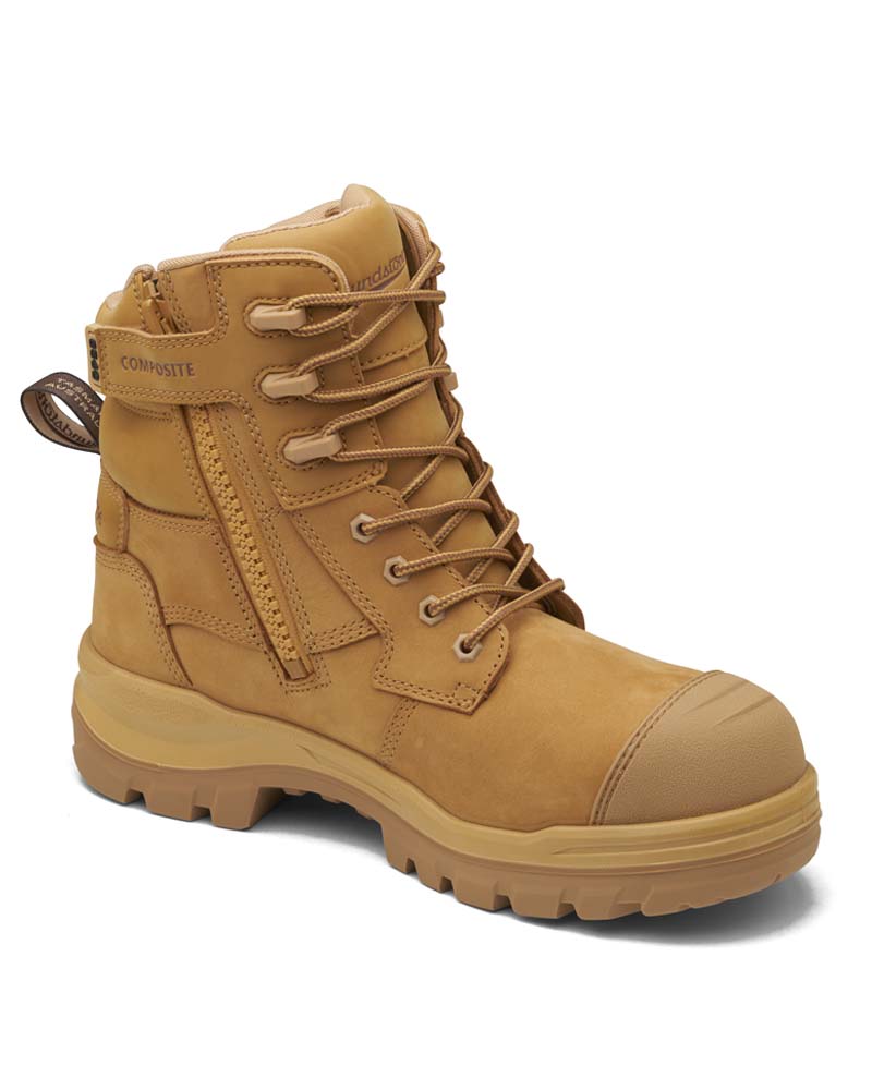 RotoFlex 8560 High Zip Side Safety Boot - Wheat - Image 7
