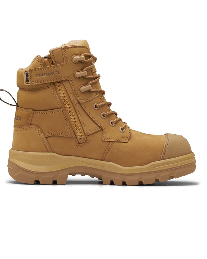 RotoFlex 8560 High Zip Side Safety Boot - Wheat - Image 9