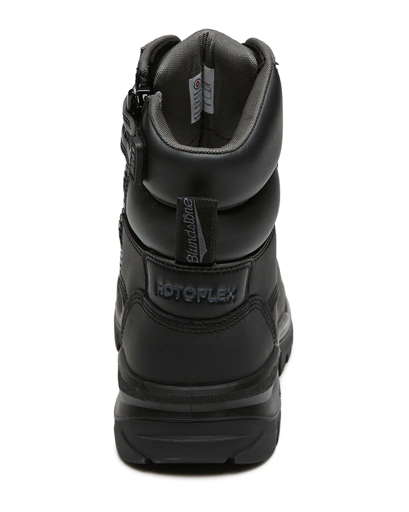 RotoFlex 8561 High Zip Side Safety Boot - Black - Image 3