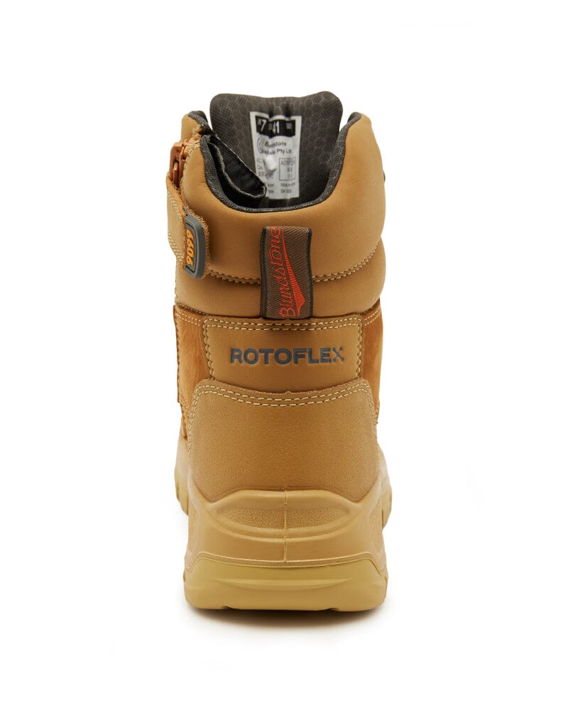 Rotoflex 9099 MAX AquaShield Zip Side Safety Boot - Wheat - Image 3