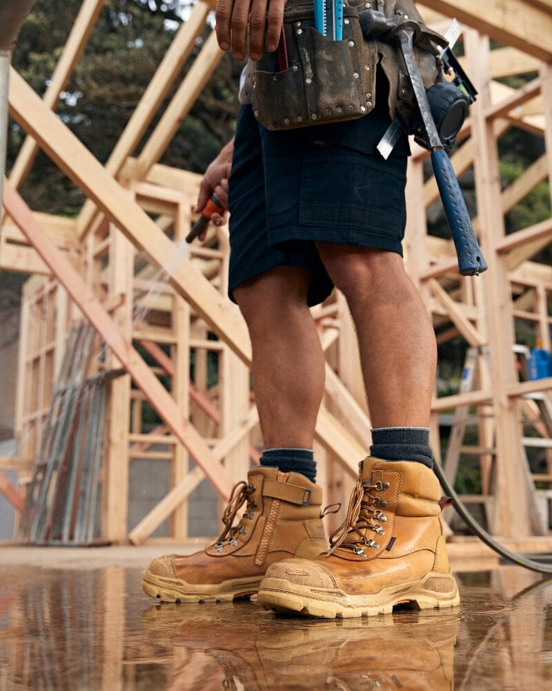 Rotoflex 9099 MAX AquaShield Zip Side Safety Boot - Wheat - Image 7
