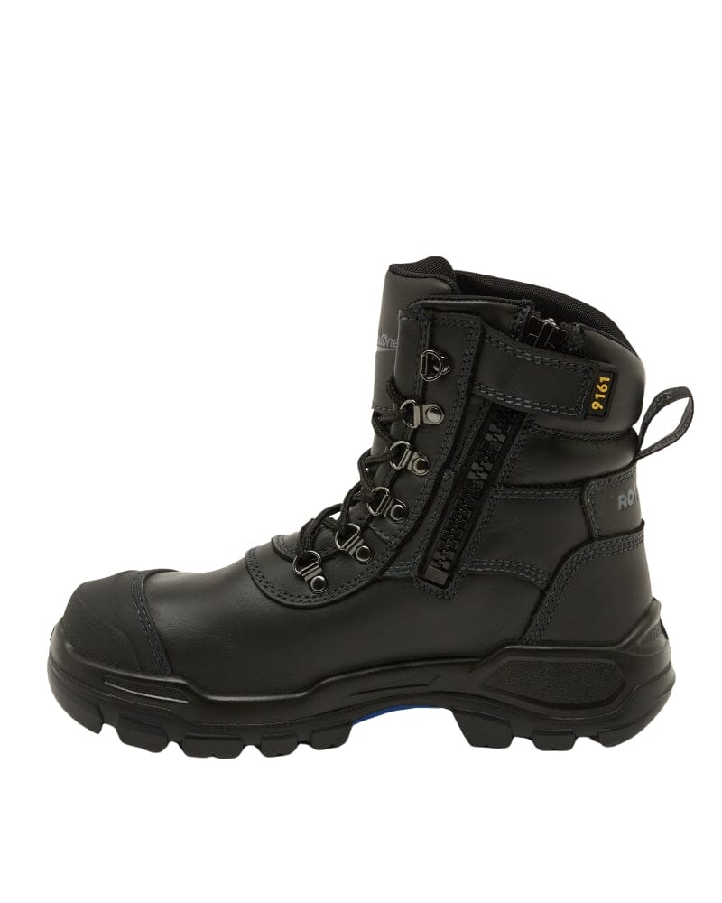 Rotoflex 9161 Chemical Resistant Zip Side Safety Boot - Black - Image 2