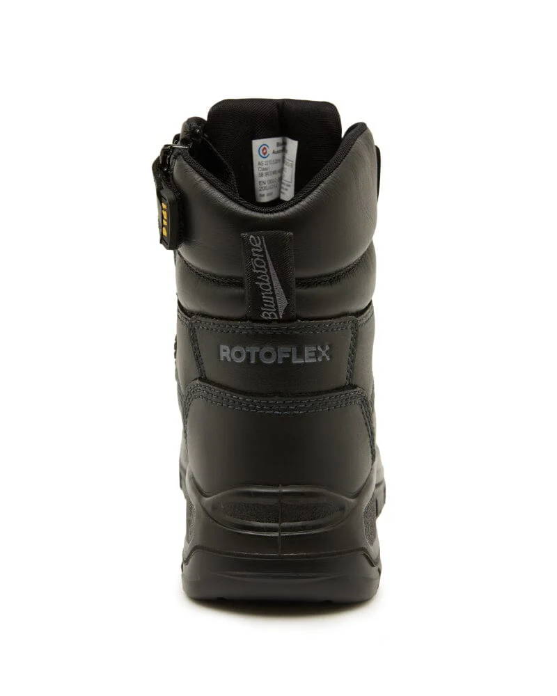 Rotoflex 9161 Chemical Resistant Zip Side Safety Boot - Black - Image 3