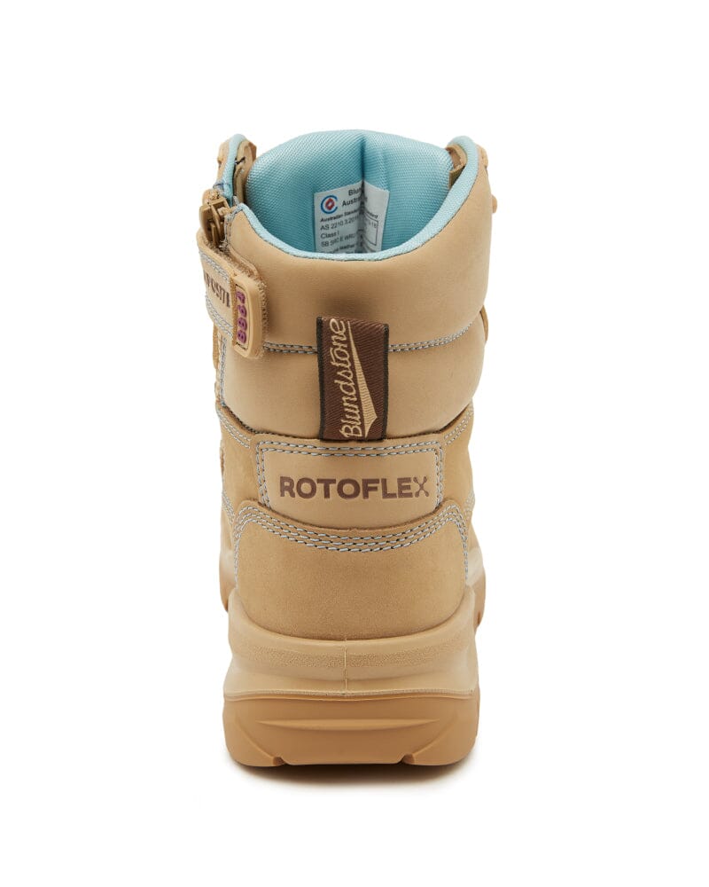 Womens Rotoflex 8864 Zip Sided Safety Boot - Sand - Image 3
