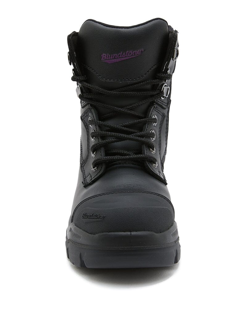 Womens RotoFlex 9961 Zip Side Safety Boot - Black - Image 5