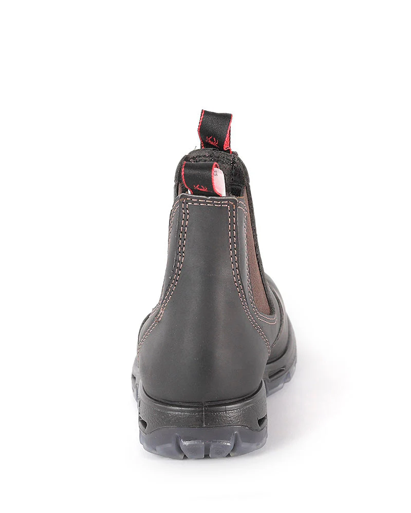 Bobcat Elastic Sided Non-Safety Work Boot - Claret - Image 3