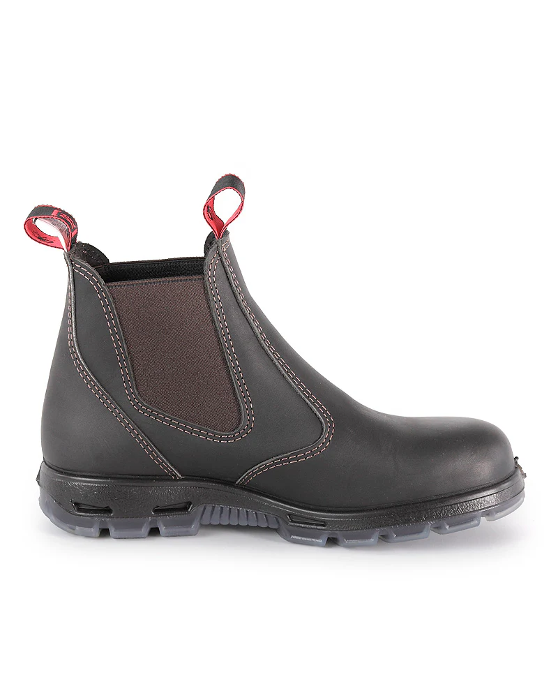 Bobcat Elastic Sided Non-Safety Work Boot - Claret - Image 4