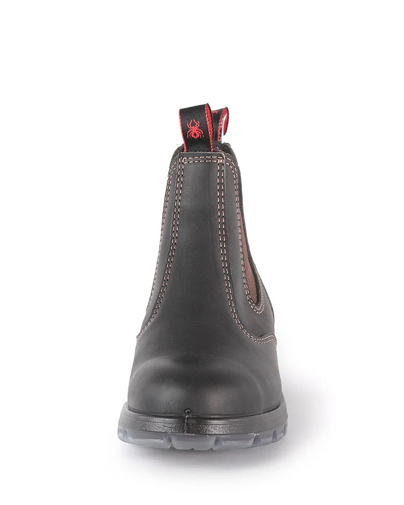 Bobcat Elastic Sided Non-Safety Work Boot - Claret - Image 5