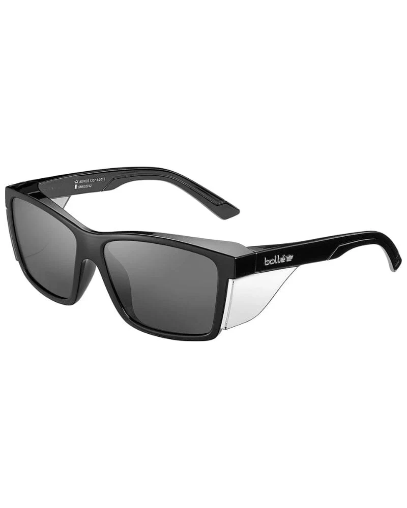 STKS 420 Platinum Safety Glasses - Black/Smoke - Image 3