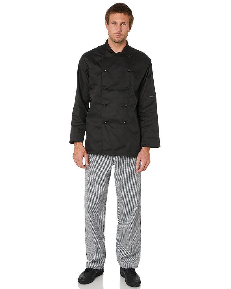 Bromley Chefs Trousers - Black/White - Image 2