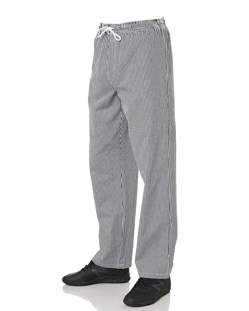 Bromley Chefs Trousers - Black/White - Image 3