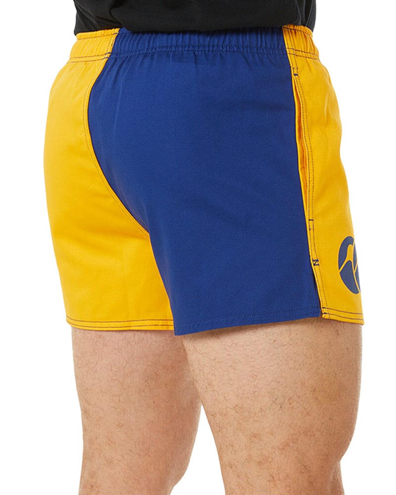 Cotton Harlequin Short - Gold/Royal - Image 5