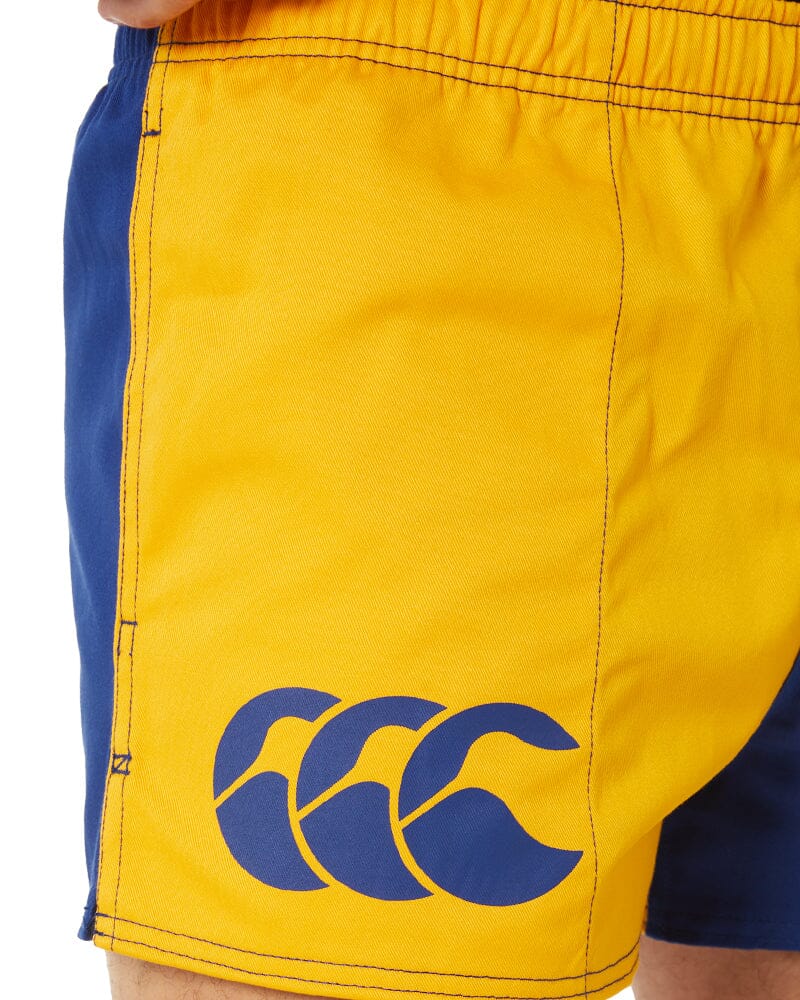 Cotton Harlequin Short - Gold/Royal - Image 6