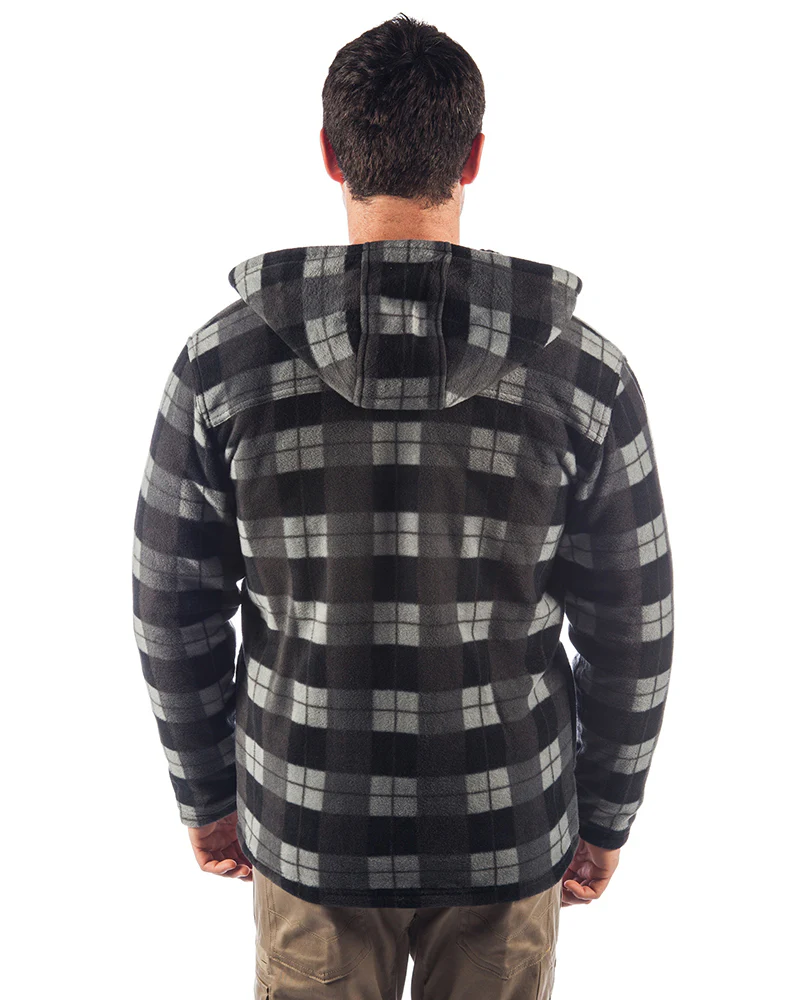 Active Work Jacket - Grey Black Plaid - Image 3
