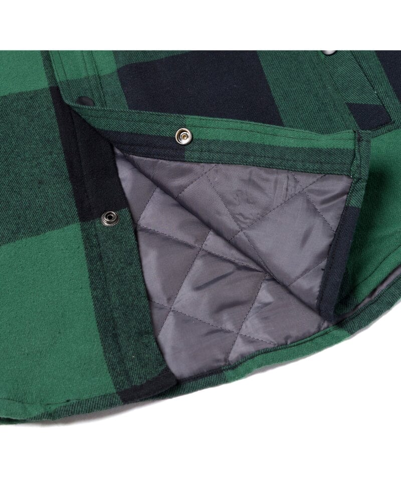Block Insulated Shirt Jacket - Pine Needle/Black - Image 4