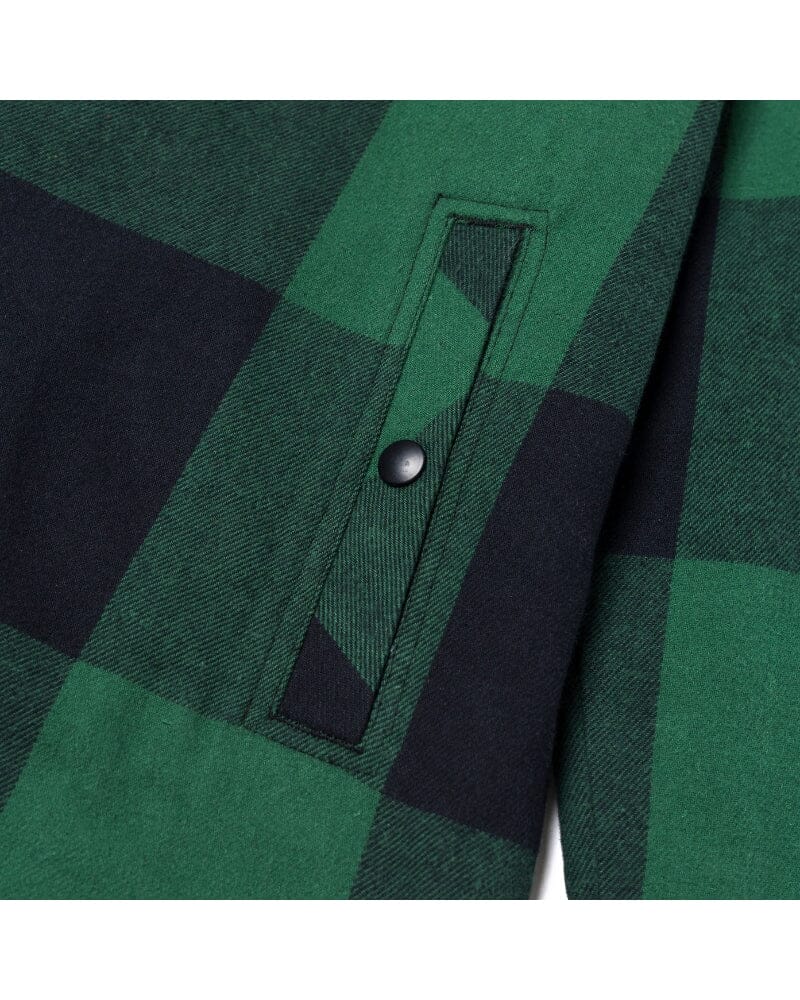 Block Insulated Shirt Jacket - Pine Needle/Black - Image 5