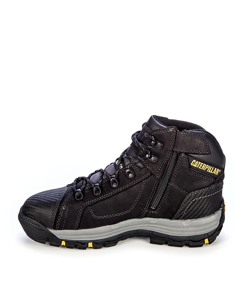 Convex Mid Zip Side Safety Boot - Black - Image 2