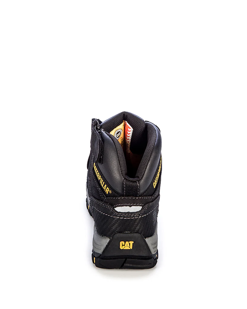 Convex Mid Zip Side Safety Boot - Black - Image 3