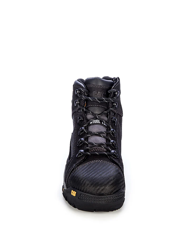 Convex Mid Zip Side Safety Boot - Black - Image 6